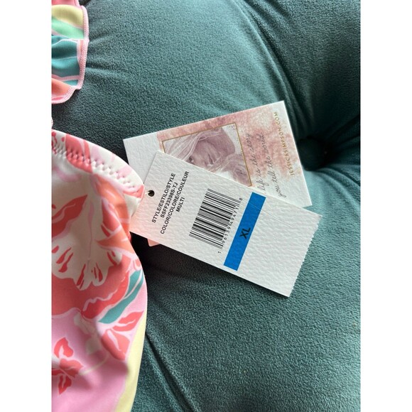 Jessica Simpson Women’s NWT Floral Ruffle Bikini Set - Picture 2 of 6